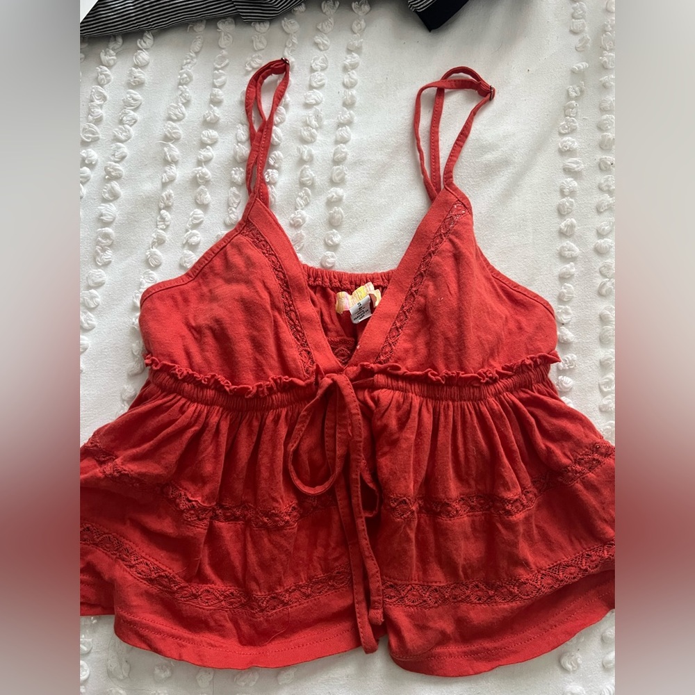 Urban Outfitters ruffle crop top